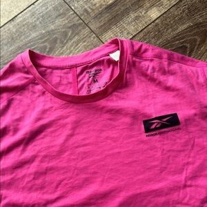 Reebok Bright Pink gym tee